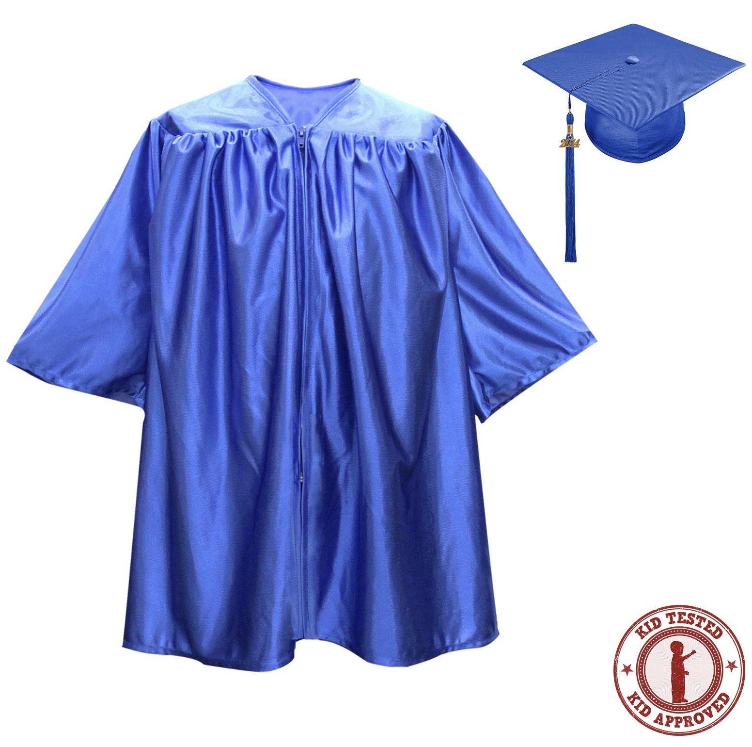 Kindergarten Graduation Cap, Gown & Tassel Set: Shiny Finish