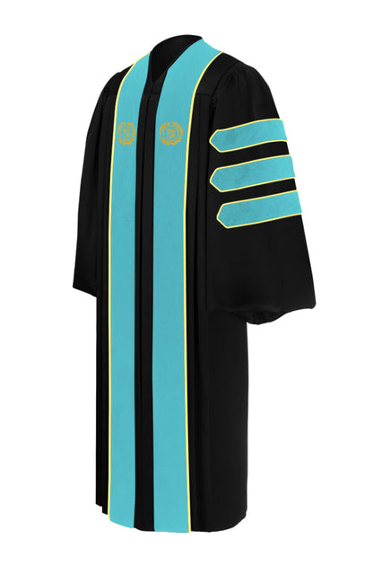 Deluxe Doctoral Academic Gown, Hood and Tam Package - CSULB | GraduationAttire
