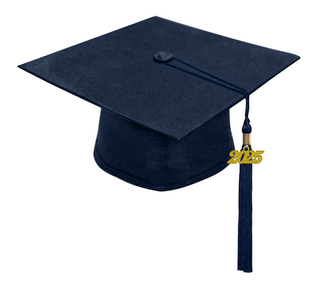 Child Matte Navy Blue Cap & Tassel - Preschool & Kindergarten Graduati ...