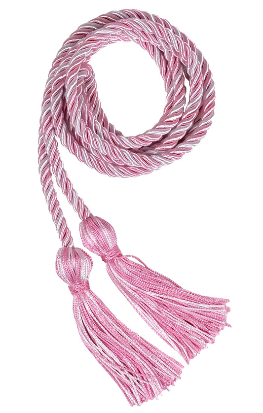 Pink and White Two Color Graduation Honor Cord