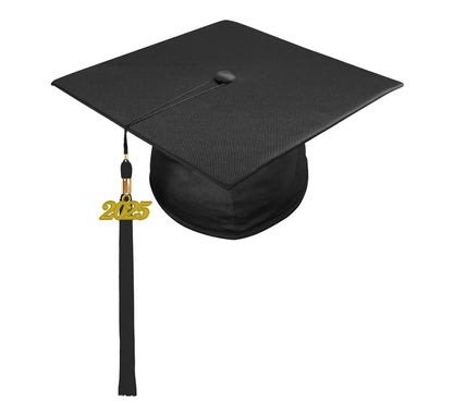 Child Shiny Black Cap & Tassel - Preschool & Kindergarten Graduation