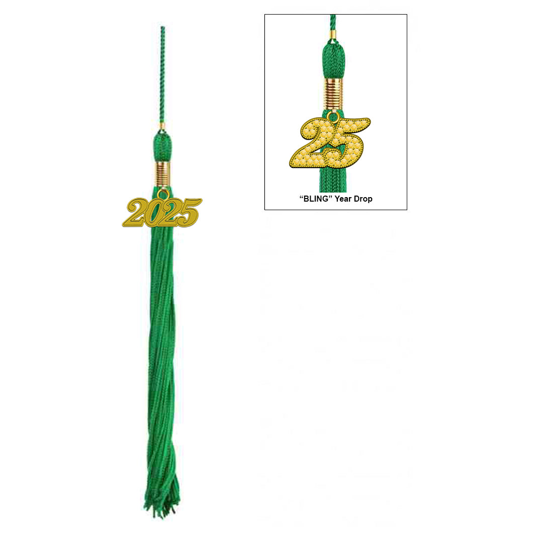 Eco-Friendly Emerald Green High School Cap & Tassel - Graduation Caps