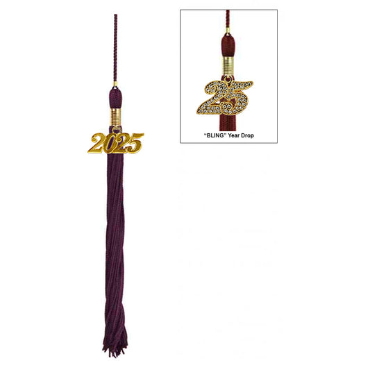 Maroon Graduation Tassel - College & High School Tassels