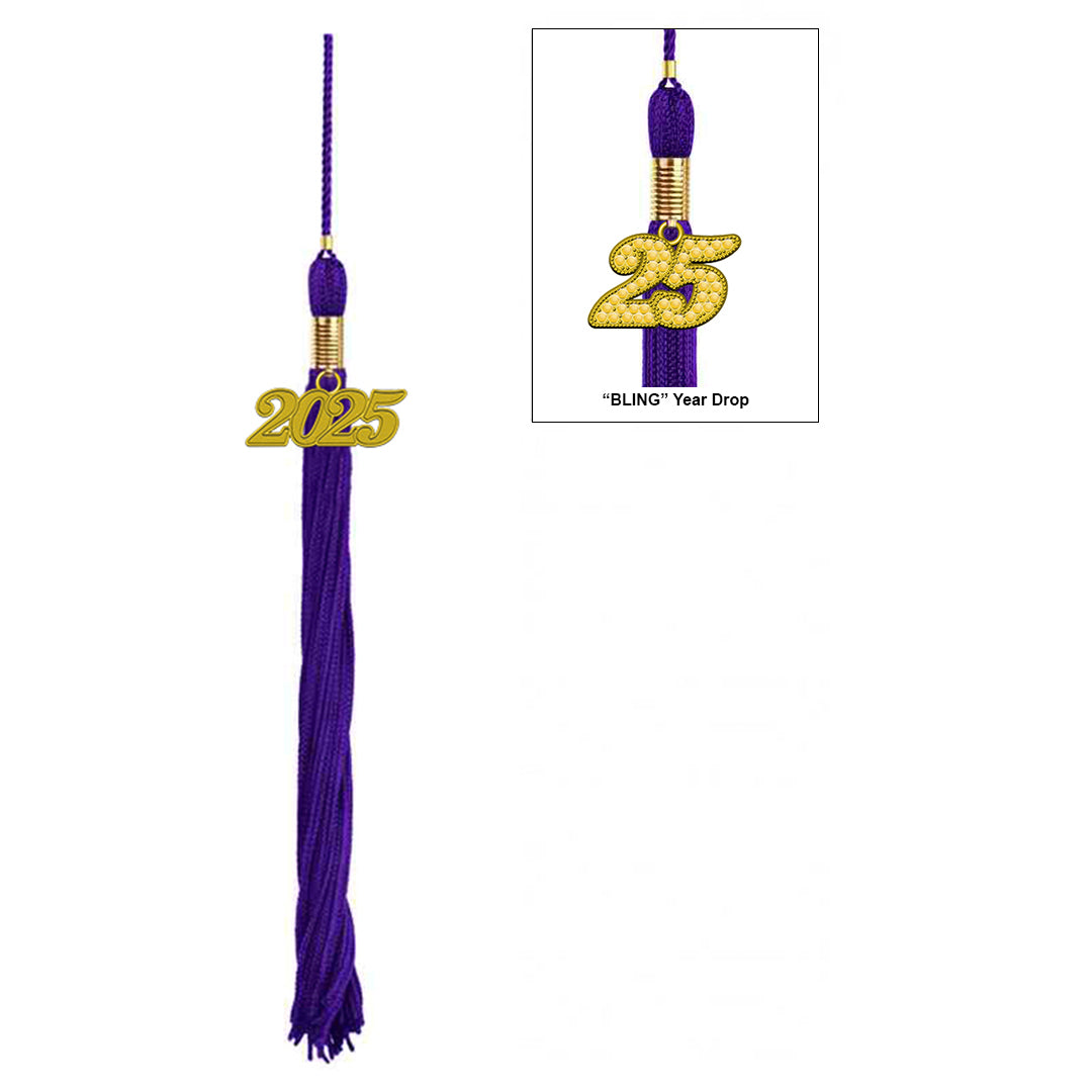 Matte Purple High School Cap & Tassel - Graduation Caps