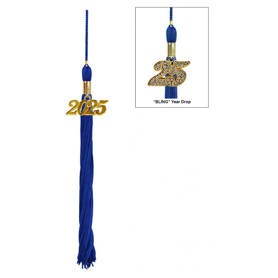 Matte Royal Blue High School Cap & Tassel - Graduation Caps