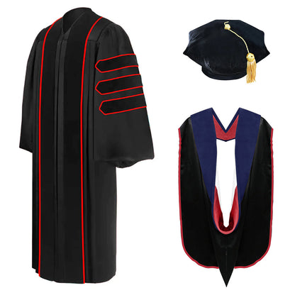 Doctoral Regalia Package for Indiana University Bloomington Graduation