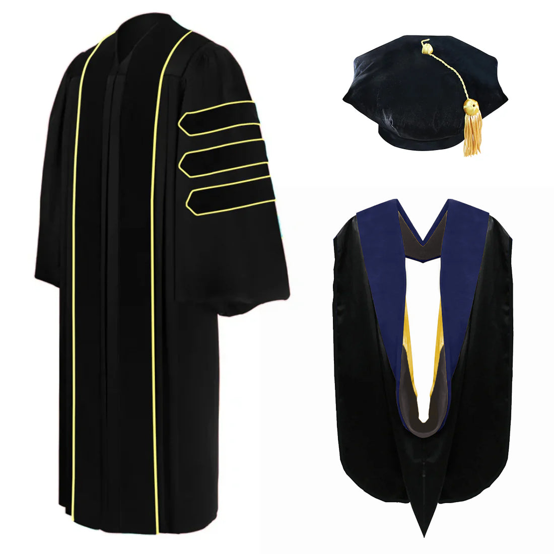 Doctoral Regalia Package for Purdue University Graduation