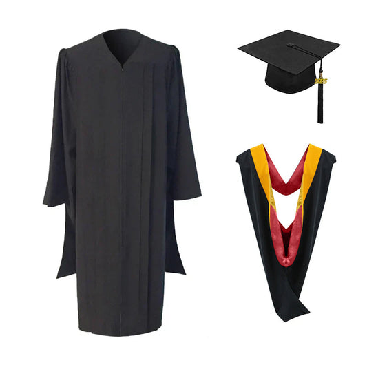 Masters Cap, Gown & Hood Package for Cal State Stanislaus Graduation