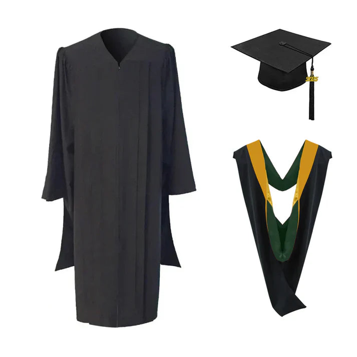 Masters Cap, Gown & Hood Package for Cal Poly San Luis Obispo Graduation