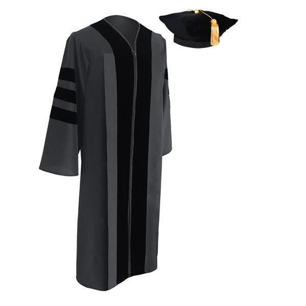 Classic Faculty Graduation Tam & Gown - Academic Regalia – Graduation ...