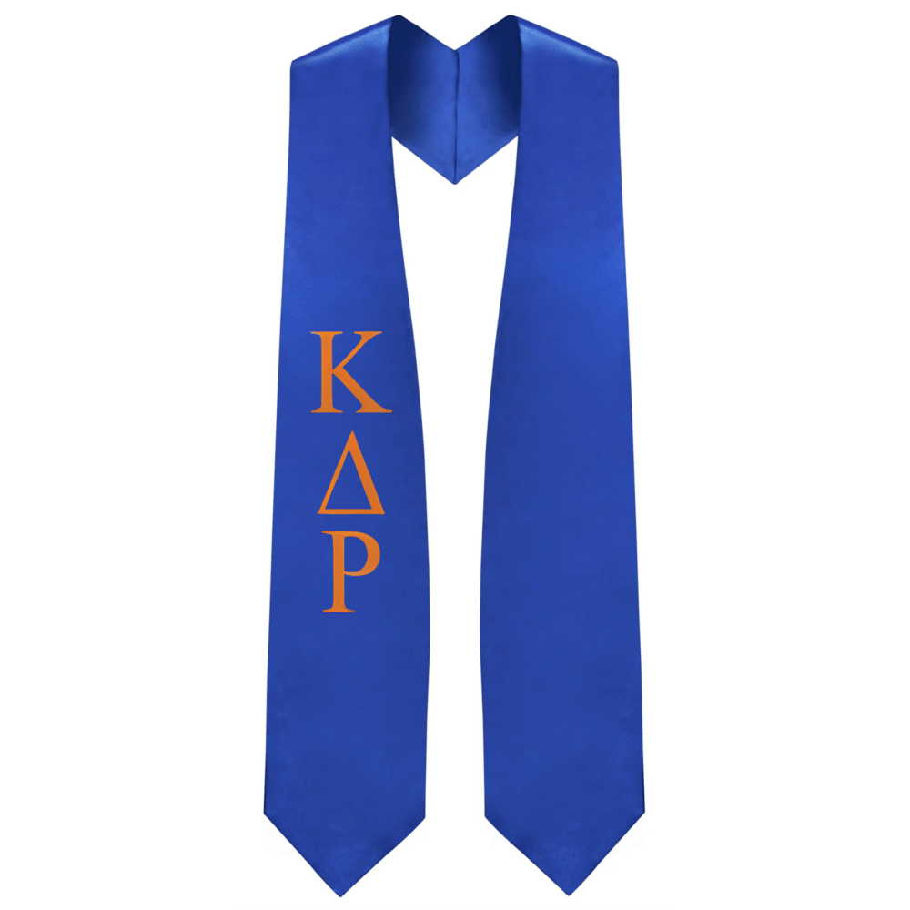 Kappa Delta Rho Greek Lettered Stole – Graduation Attire