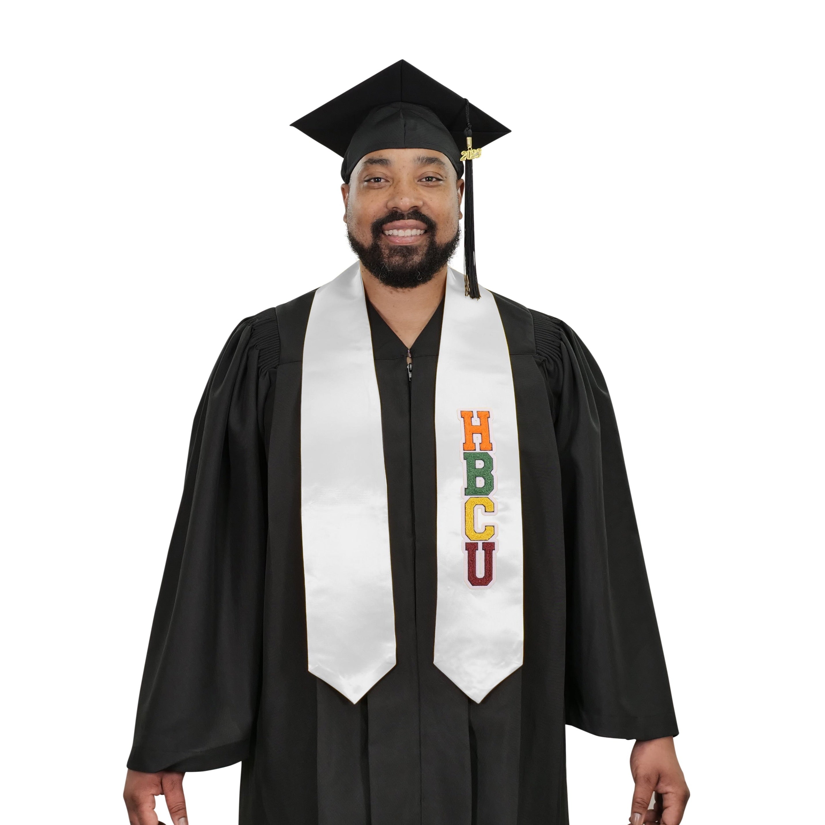 Solid Color Custom 2024 Graduation Stole (HBCU Style)