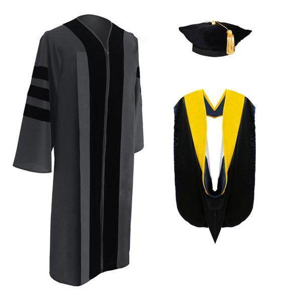 Classic Faculty Graduation Tam, Gown & Hood Package – Graduation Attire